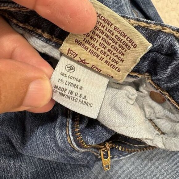 Big Star Womens Jeans Size 30L Liv Boot Distressed Measures 31x33 Thick Stitch - Picture 5 of 11